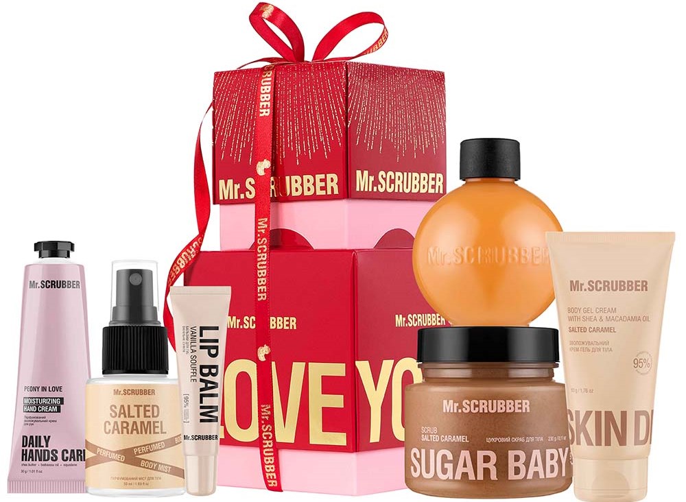 Mr. Scrubber Gift Set Salted Caramel Season
