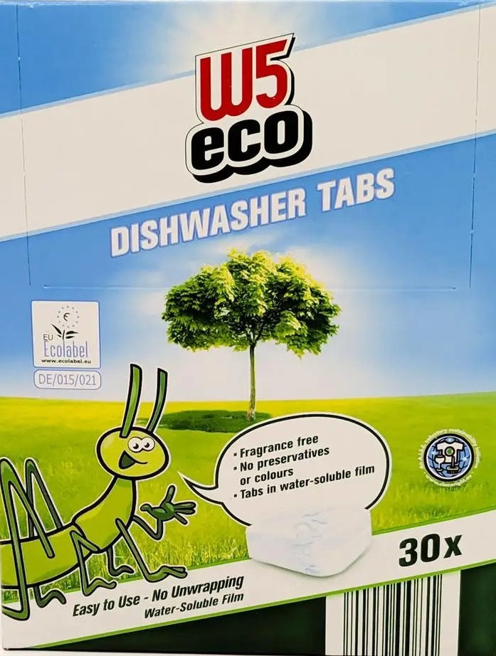 W5 Eco Dishwasher Tablets, 30 pcs (Price per 1 pc)