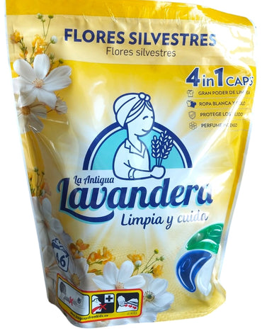 La Antigua Lavandera Floral Essence & Wildflowers 4-in-1 Laundry Detergent Pods, 46 pcs (Price per 1 pc) - Image 2