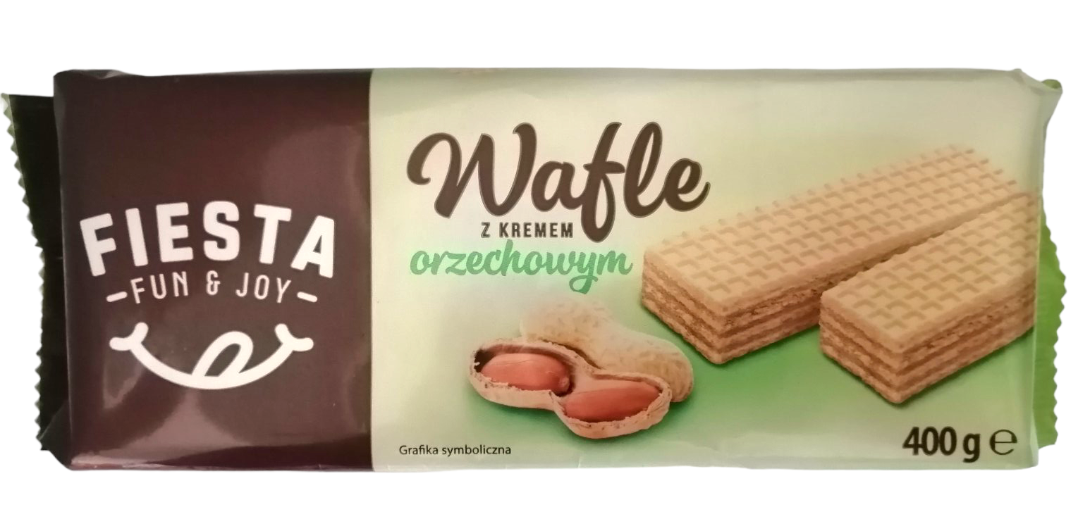 Fiesta Hazelnut Cream Wafers, 400 g