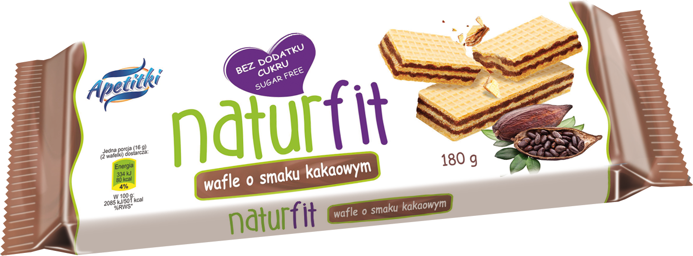 Naturfit Cocoa Wafers, 180 g