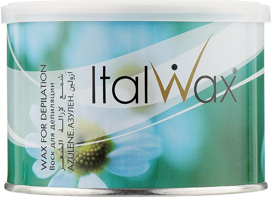 ItalWax Azulene Chamomile Warm Depilatory Wax, 400 mL
