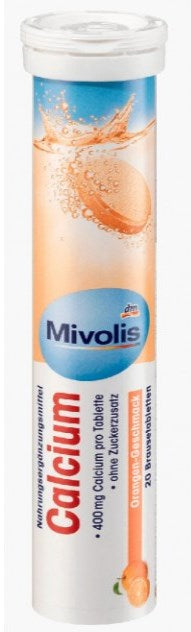 Mivolis Calcium Effervescent Tablets, 20 pcs, 82 g