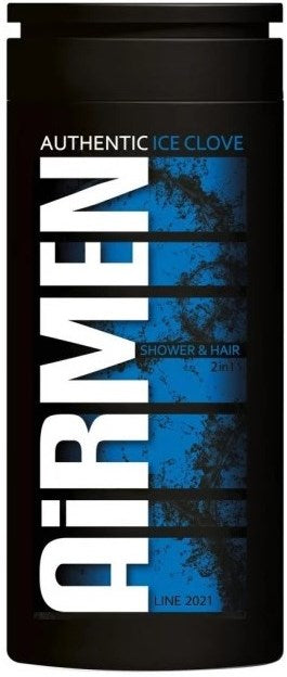 Authentic Airmen Ice Clove 2-in-1 Shower Gel & Shampoo, 400 mL