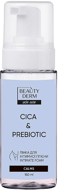 Beautyderm Cica & Prebiotic Intimate Wash Foam, 150 mL