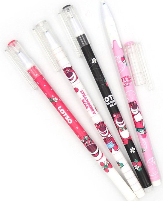 Josef Otten Strawberry Bear Blue Erasable Pen, 0.5 mm