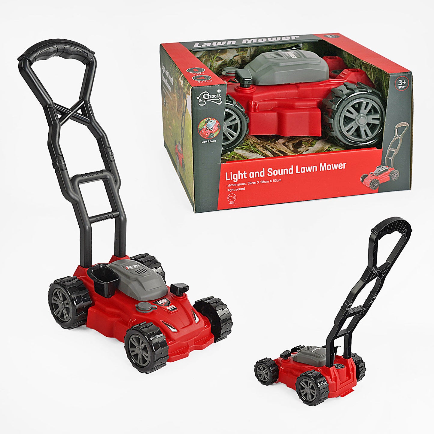 T1810 Toy Lawn Mower with Sound, Lights & Moving Parts