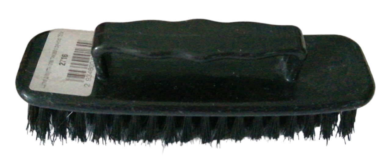 Black Shoe Brush with Handle 2716 - Image 3