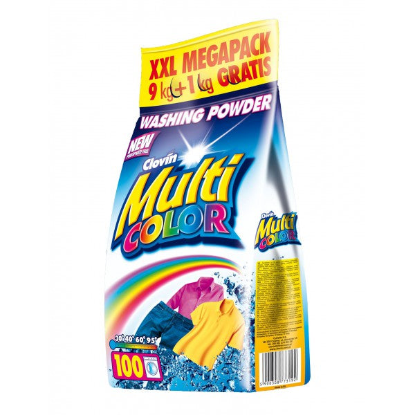 Clovin Multi Color Laundry Detergent Powder, 10 kg