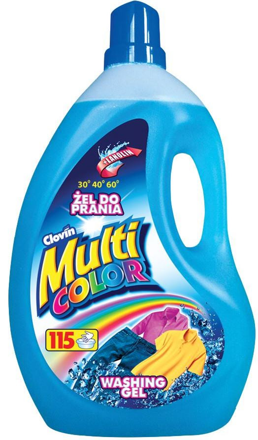 Multi Color Liquid Laundry Detergent, 4 L