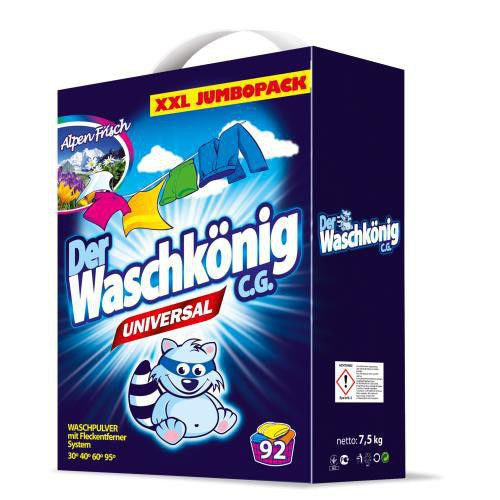 Waschkönig Universal Laundry Detergent Powder, 7.5 kg