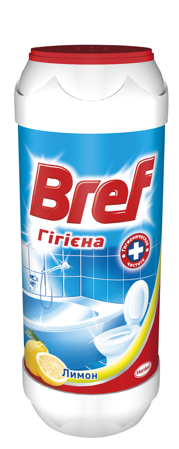 Cleaning powder Bref chlorine effect lemon 500 g