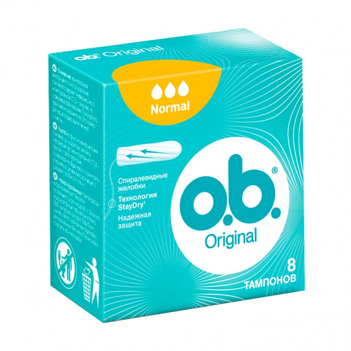 o.b. Original Normal Tampons, 8 pcs