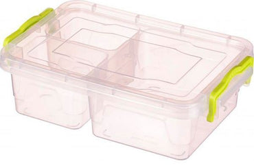 Al-Plastik No. 3 Triple Food Storage Container, 0.33 L + 0.33 L + 0.97 L, 1.63 L - Image 2