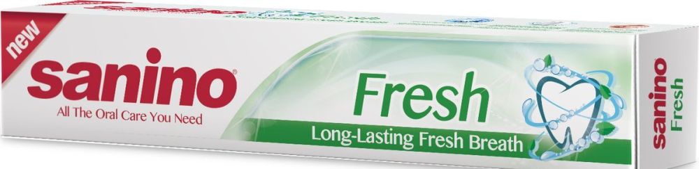 Sanino Fresh Long-Lasting Freshness Toothpaste, 100 mL
