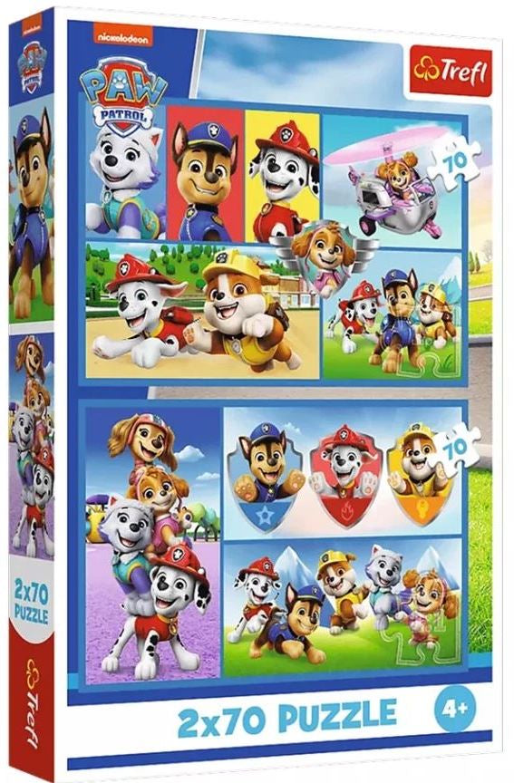 Trefl Pazly 34441 Paw Patrol Pravyla patrulya 2 x 70 elementiv