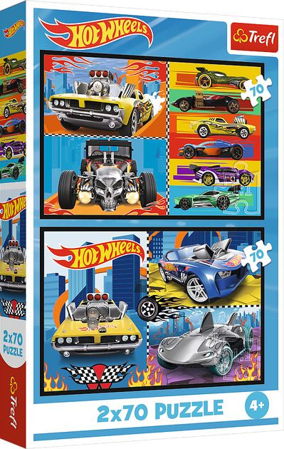 Trefl Pazly 34442 Hot Wheels 2 x 70 elementiv