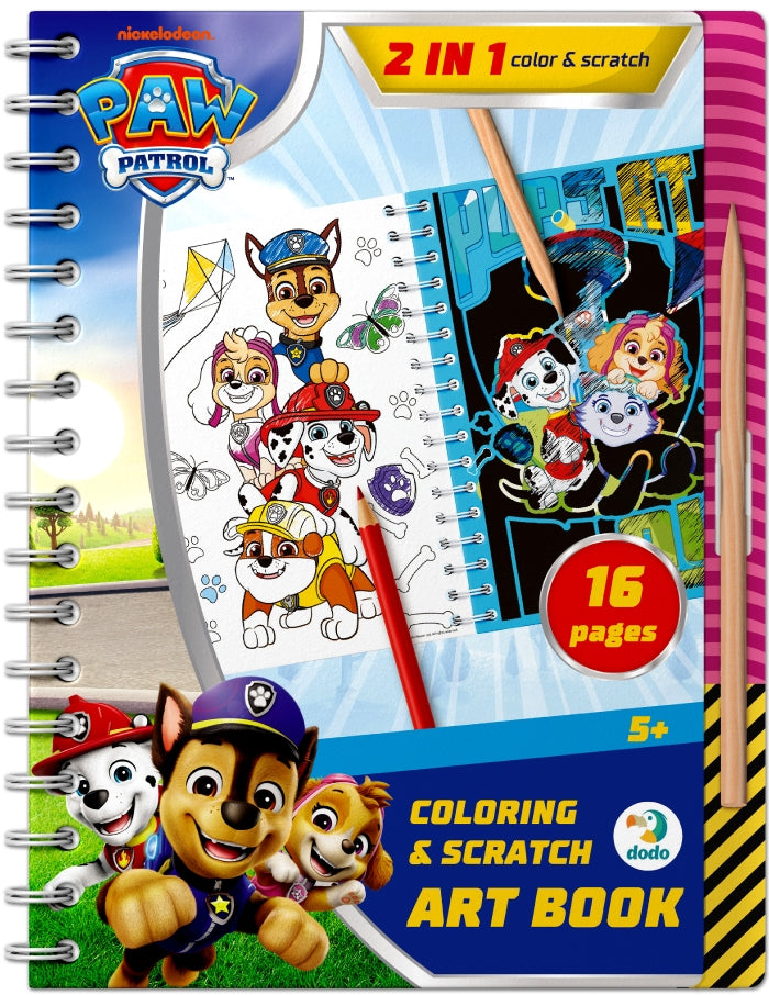 Dodo 200533 Paw Patrol Coloring & Engraving Creative Set