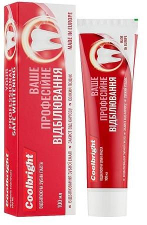 Coolbright Professional Whitening Toothpaste, 100 mL