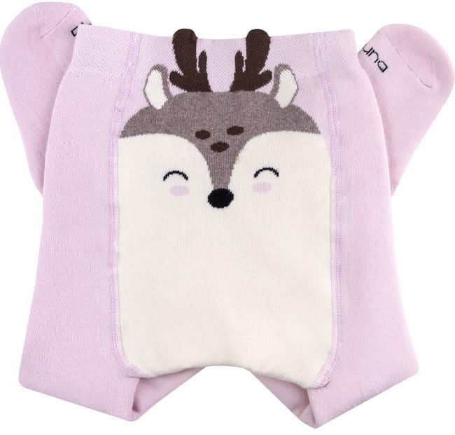 Duna 4944 Light Pink Cotton Kids' Tights, 86-92 cm