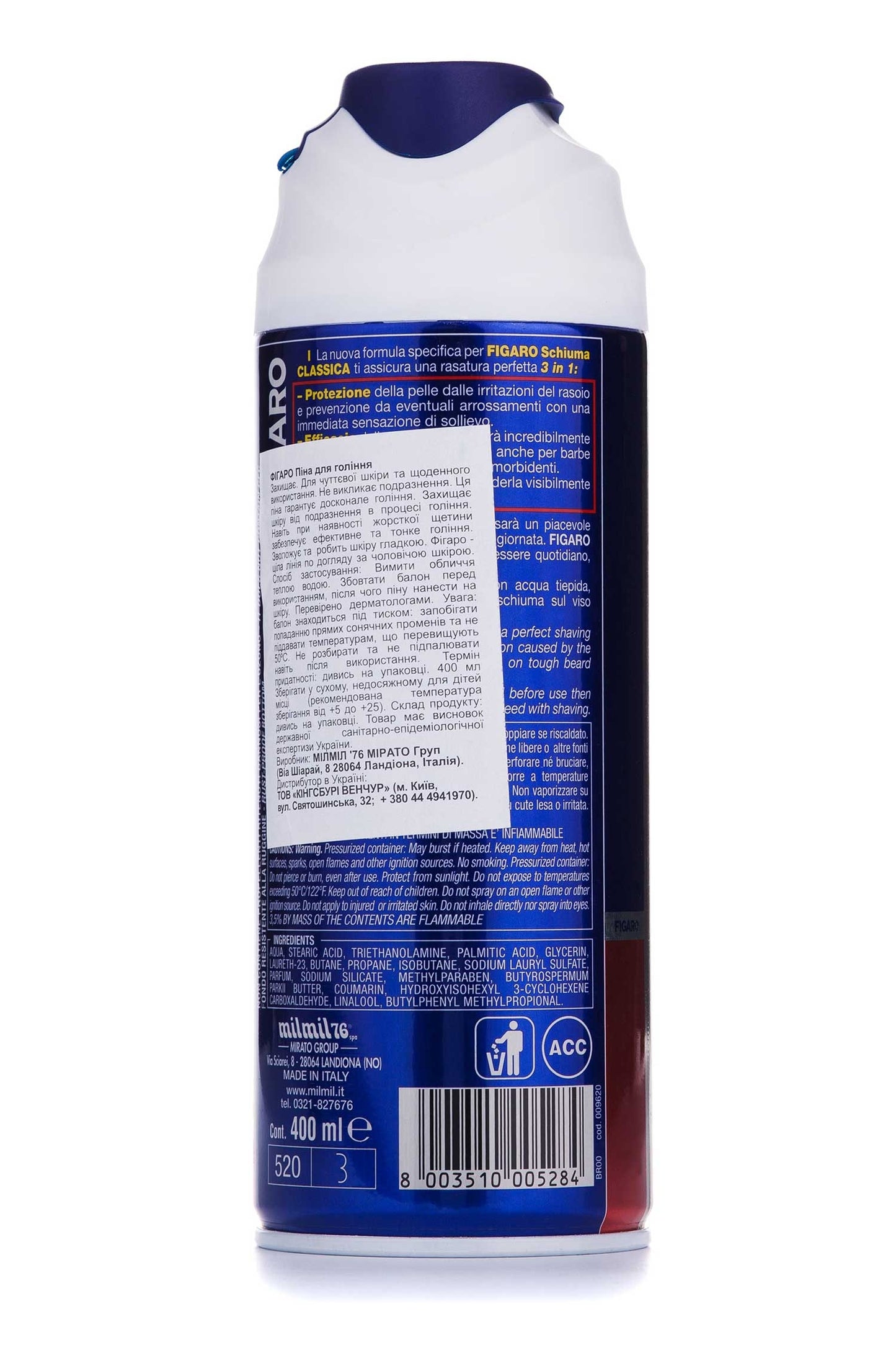 Figaro Classic Shaving Foam, 400 mL - Image 4