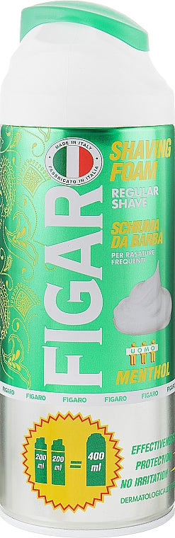 Figaro Menthol Shaving Foam, 400 mL - Image 2