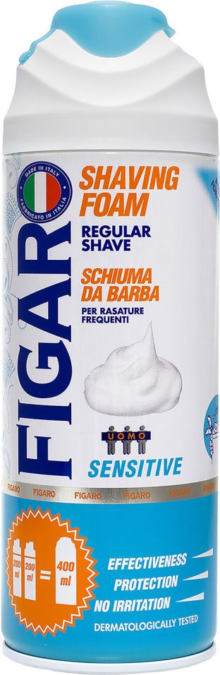 Figaro Sensitive Shaving Foam, 400 mL - Image 2