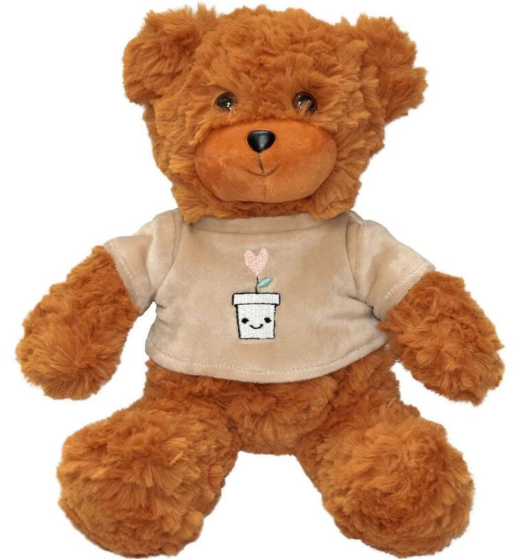 Tigres VE-0218 Bruno Bear Plush Toy, 30 cm
