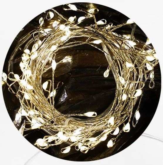 D 36016 Battery-Powered String Lights, Yellow Light, 8 Modes, 3 m - Image 2