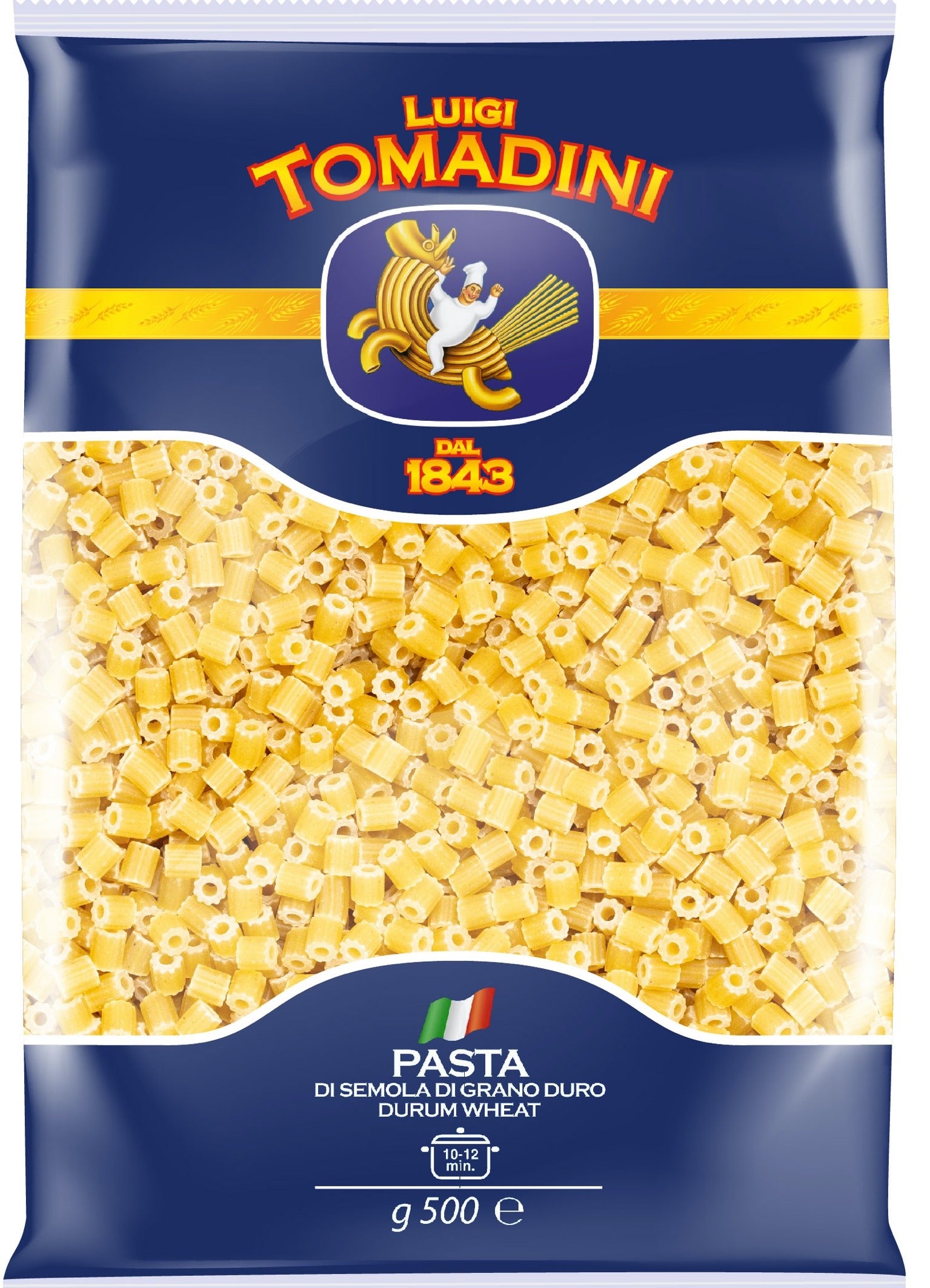 Luigi Tomadini No. 42 Ditali Rigati Pasta, 500 g