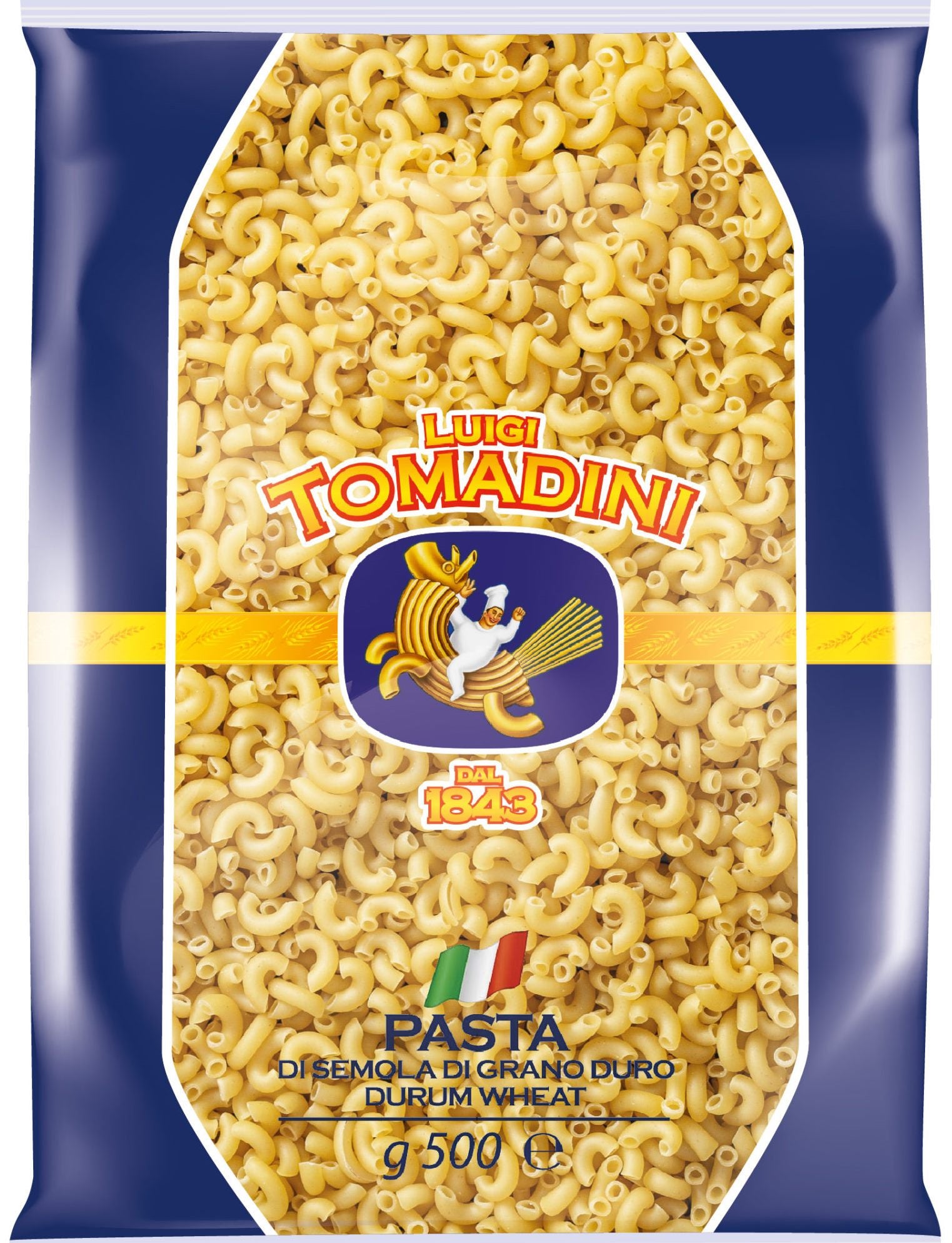 Luigi Tomadini No. 49 Stortino Liscio Pasta, 500 g