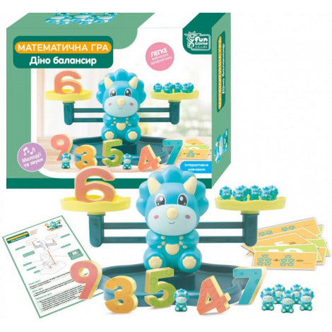 4FUN Game Club Dino 27266 Balancing Math Game