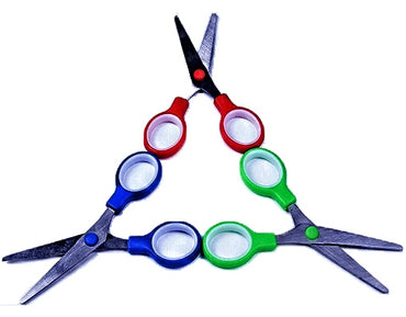 KS304 Kids Scissors with White Inserts, 13 cm - Image 2