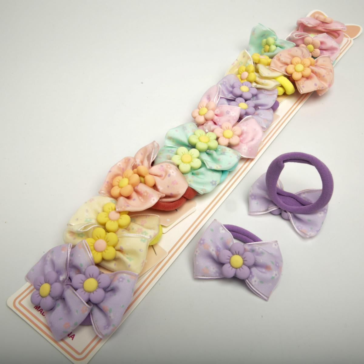 6-3468 Bow Kids' Hair Tie, 5.5 x 3.5 cm (Price per 1 pc)