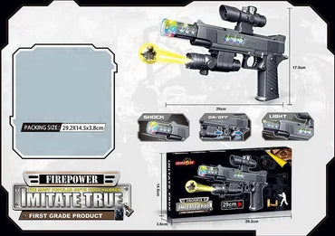 Firepower Imitate True 828B Toy Pistol in Box, 29 cm - Image 2