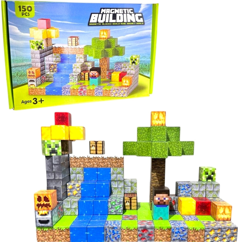 K059 Magnetic Building Set, 150 Pieces