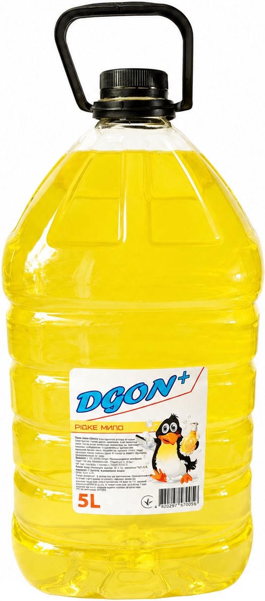 Dgon+ Lemon Liquid Hand Soap, 5 L