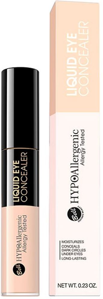 Bell HypoAllergenic Under-Eye Liquid Concealer 01 Natural, 6.5 g