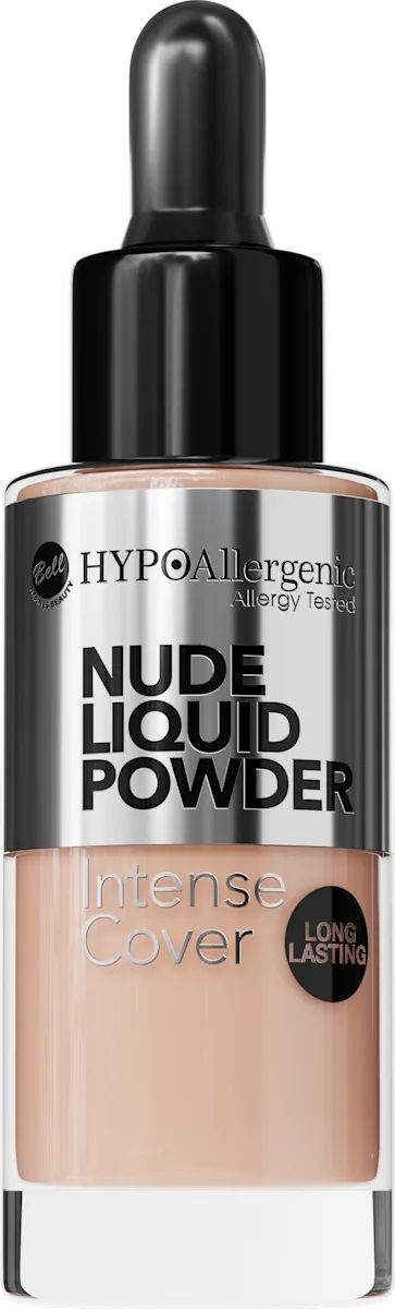Bell Hypoallergenic Intense Cover Liquid Powder 02 Light Beige, 25 g