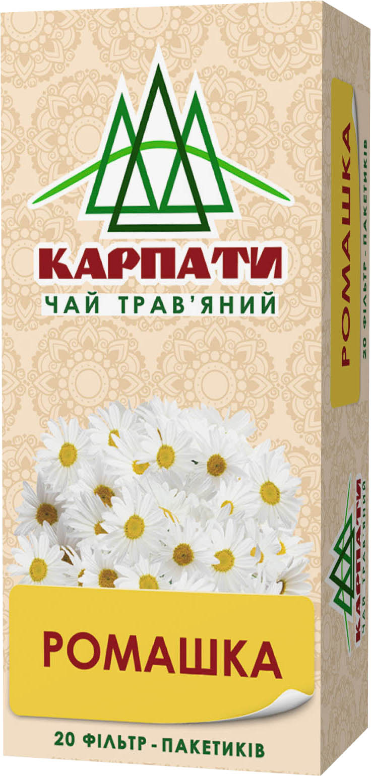 Karpaty Chamomile Herbal Tea, 20 Bags