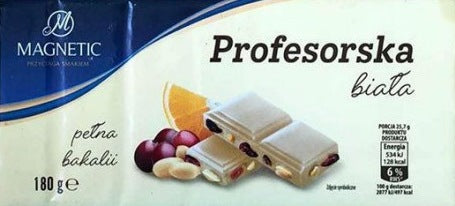 Magnetic Profesorska White Chocolate, 180 g
