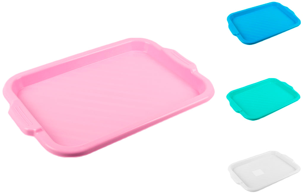 Konsensus Rectangular Plastic Serving Tray, 38 x 28 cm