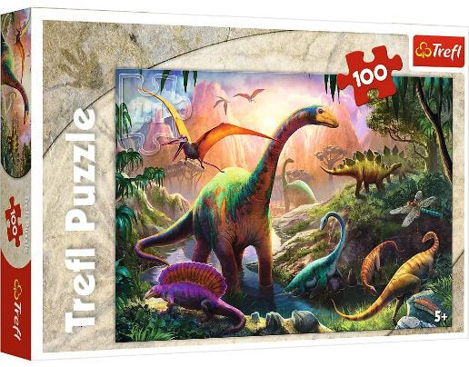 Trefl 16277 Dinosaur Planet Puzzle, 100 pcs
