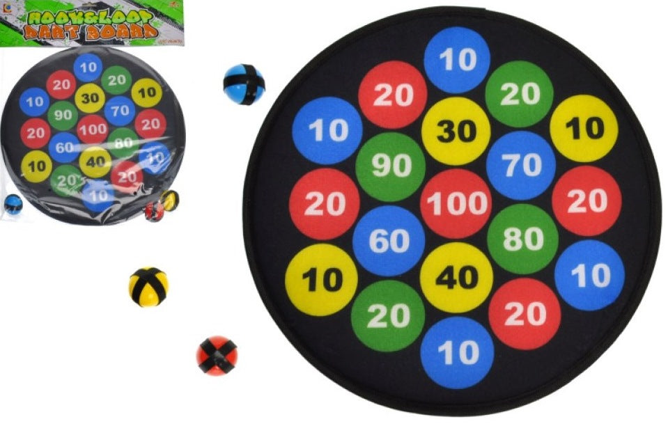 36-4 Hook-and-Loop Dartboard, 35 cm