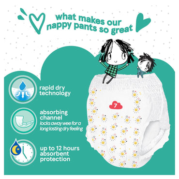 Fred & Flo Easy Fit 7 Baby Pull-Up Diaper Pants, 30 pcs, 17+ kg - Image 2