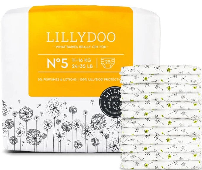 Lillydoo 5 Baby Diapers, 25 pcs, 11-16 kg
