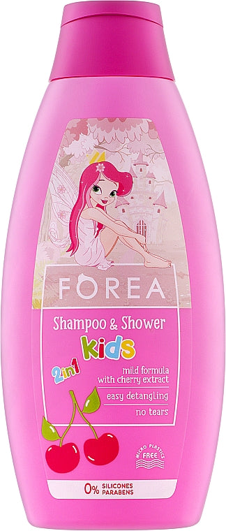 Kids shampoo and shower gel Forea with cherry 500 mL