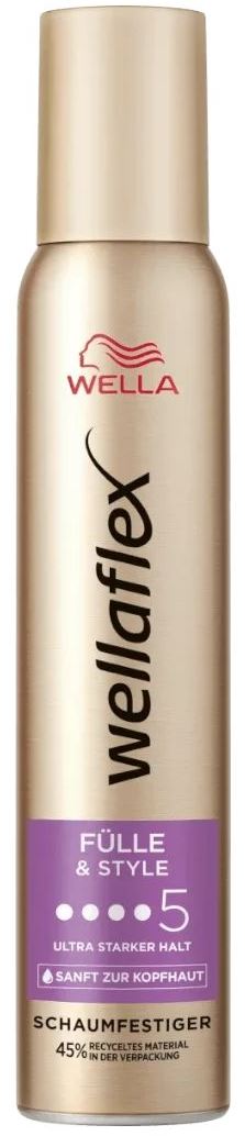 Wellaflex Volume & Style Hold 5 Hair Mousse, 200 mL - Image 2
