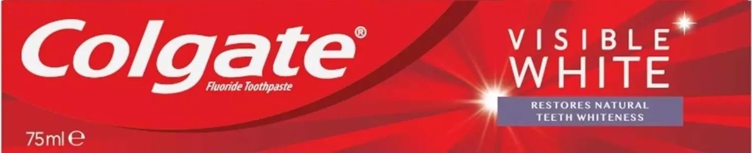 Colgate Visible White Toothpaste, 75 mL