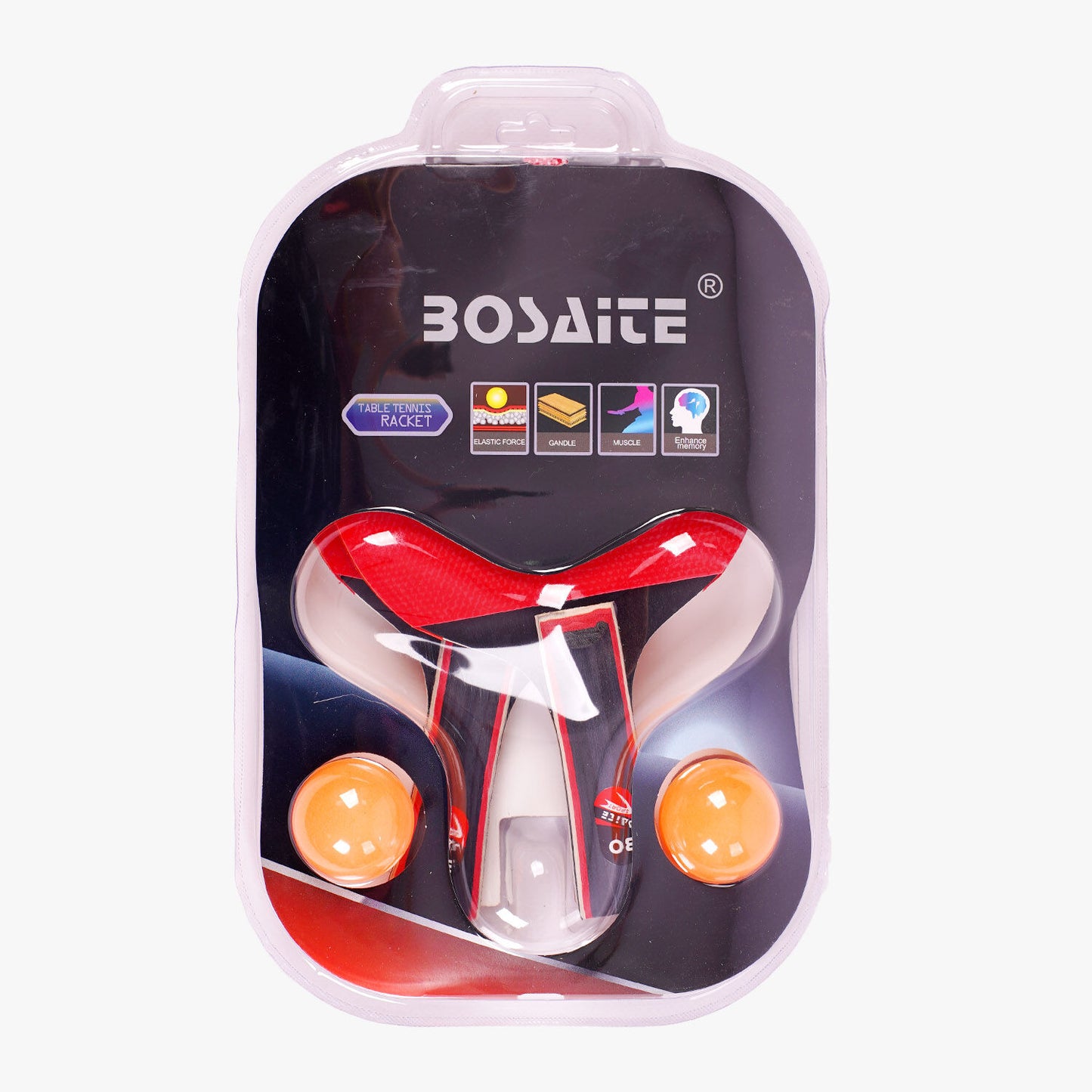 Bosaite C65276 Racket Set with 2 Balls